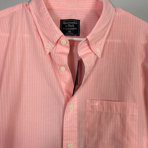 Abercrombie and Fitch striped button front shirt - Picture 2 of 8